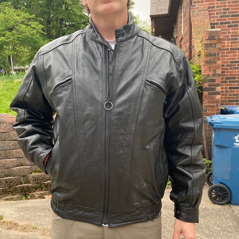 Phoenix Leather biker jacket 46