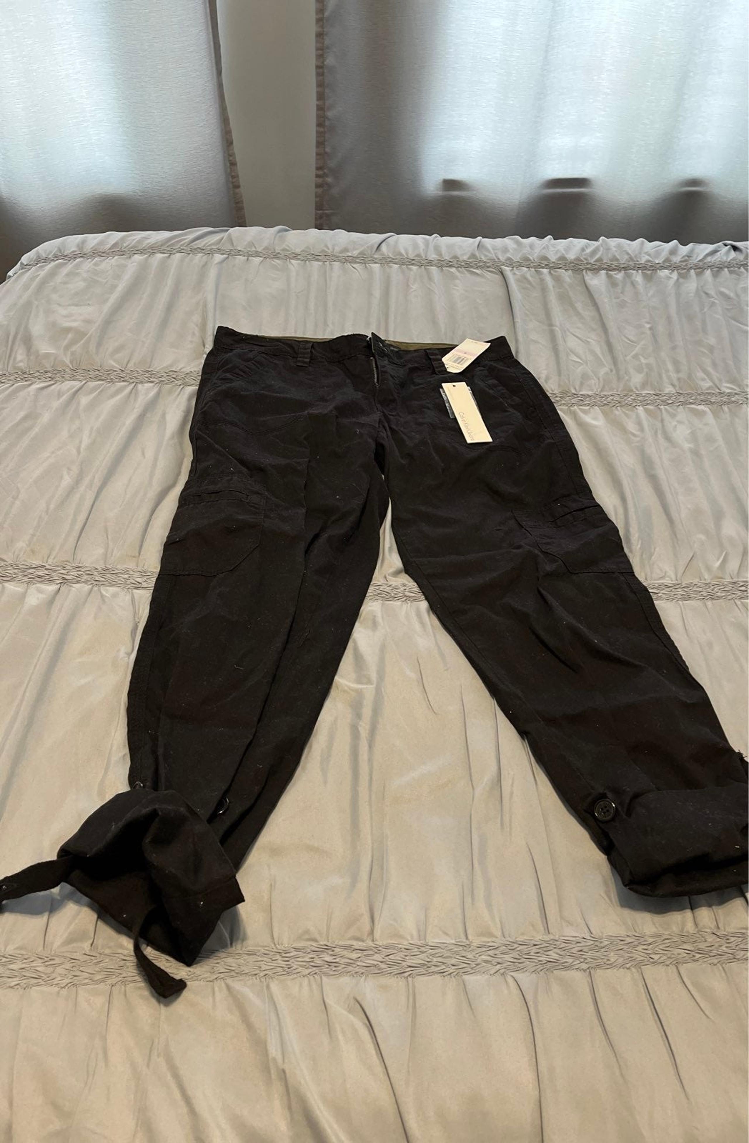 Calvin Klein black cargo pants, 6