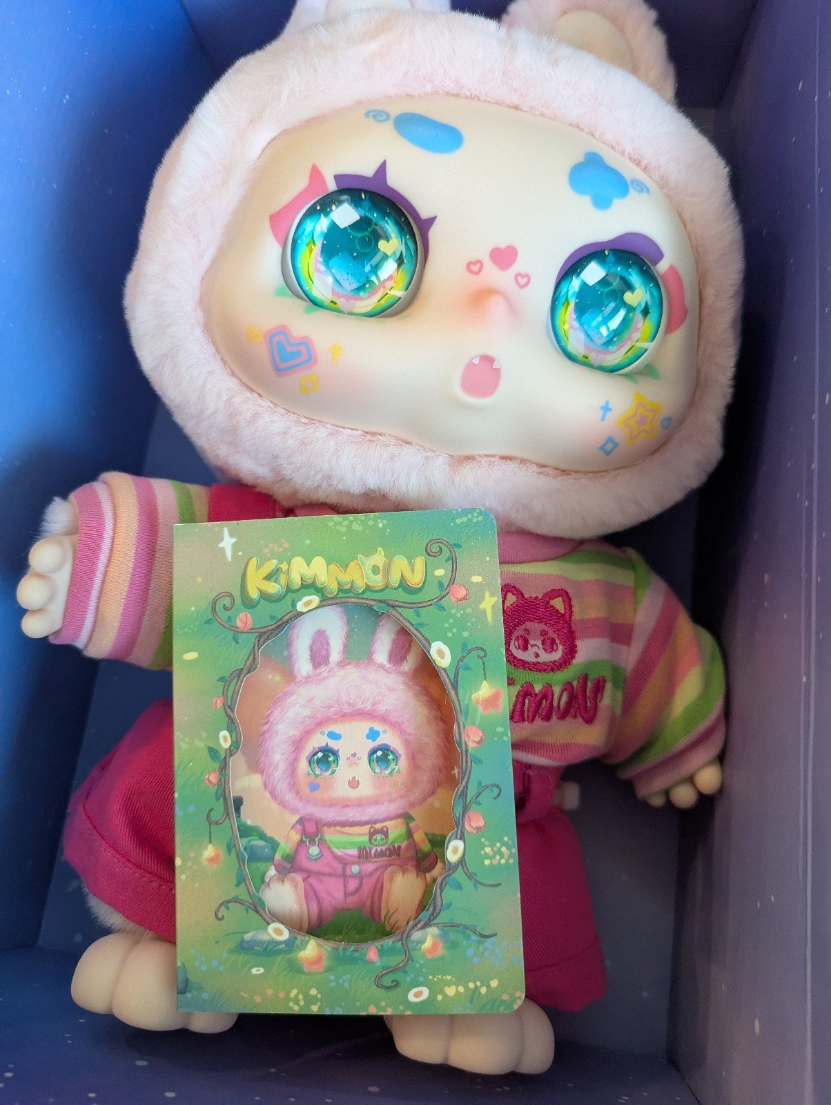 KIMMON MIMON 400% Time Galaxy Plush Series Blind Box Pink Bunny