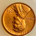 1964 d penny error coin “L” of Liberty on rim rare Lincoln one cent
