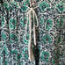 Soft Surroundings Nerissa Dress Blue Abstract Floral Embroidered Size PM NWOT