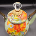 Mackenzie Childs Garden Floral Tea Kettle Teapot 2 Quart