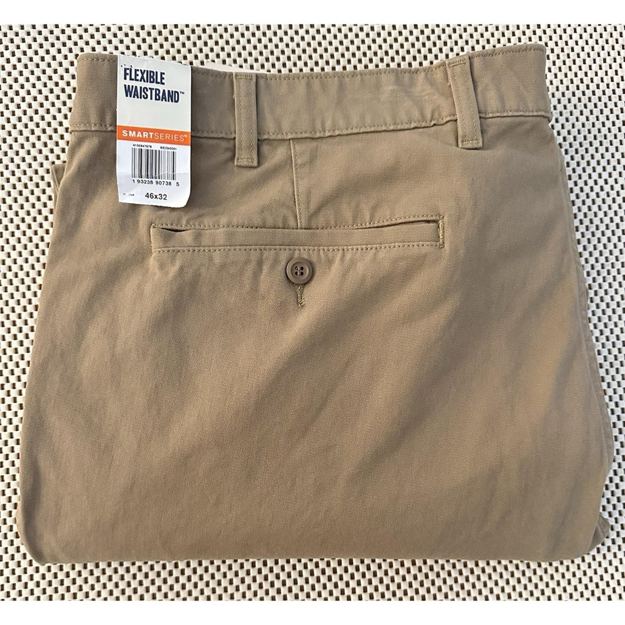 Dockers Pants Men Sz 46 Big Tall Athletic Fit Ultimate Chino Smart 360 Flex Tan