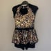 WEISSMAN Dance Costume sequin gold biketard jazz I'm Stuck 10422 Child LC