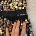 WEISSMAN Dance Costume sequin gold biketard jazz I'm Stuck 10422 Child LC
