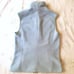 Patagonia Synchilla Vintage Baby Blue Full Zip Mock Turtleneck Vest Size XS