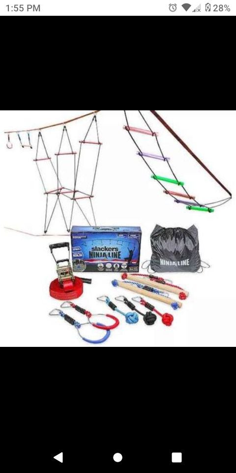 Deluxe Ninjaline Hanging Obstacle Course