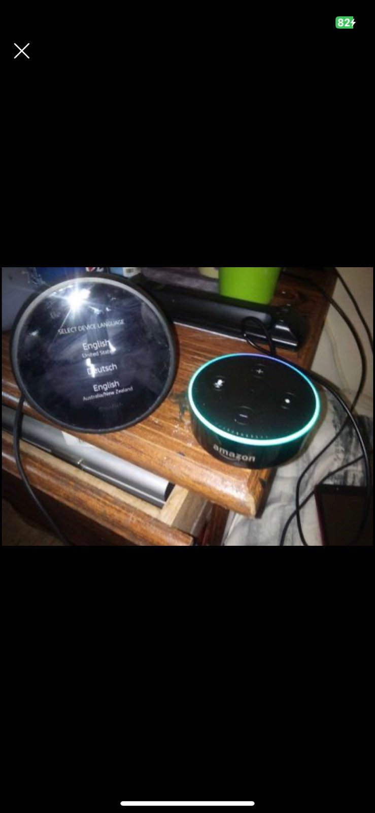 Alexa dot and spot