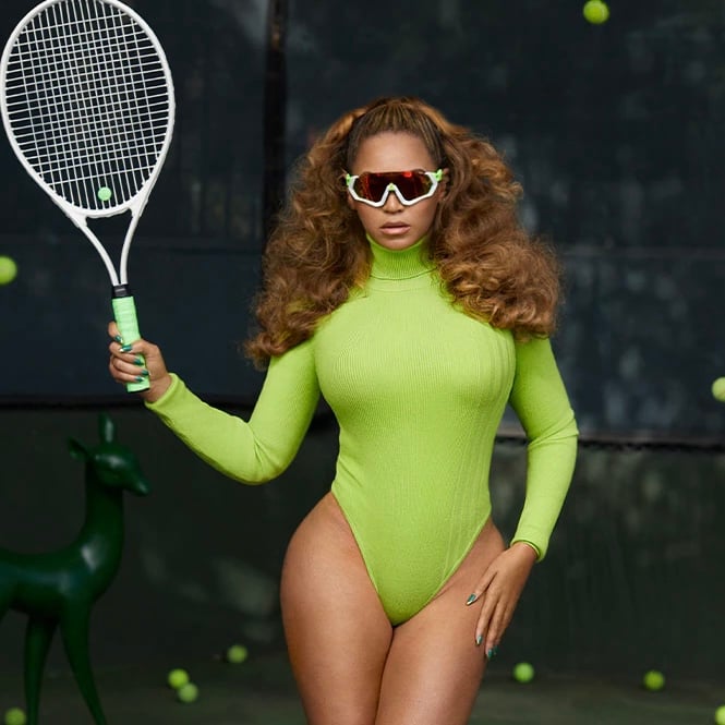 Adidas x Ivy Park Halls of Ivy Lime Green Long Sleeve Bodysuit