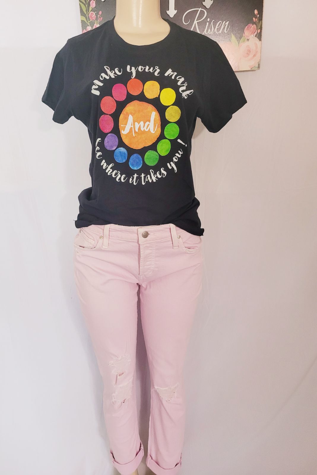 Joe 's Boyfriend crop & sports t-shirt