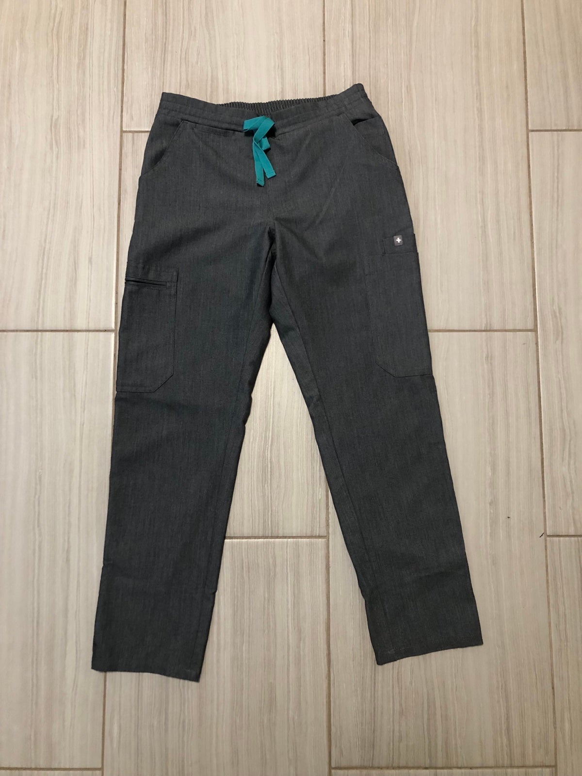 FIG Clothing Yola Skinny Scrub Pants in Graphite