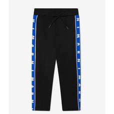MARNI KIDS LOGO TAPE JOGGERS 4 YEARS BLACK
