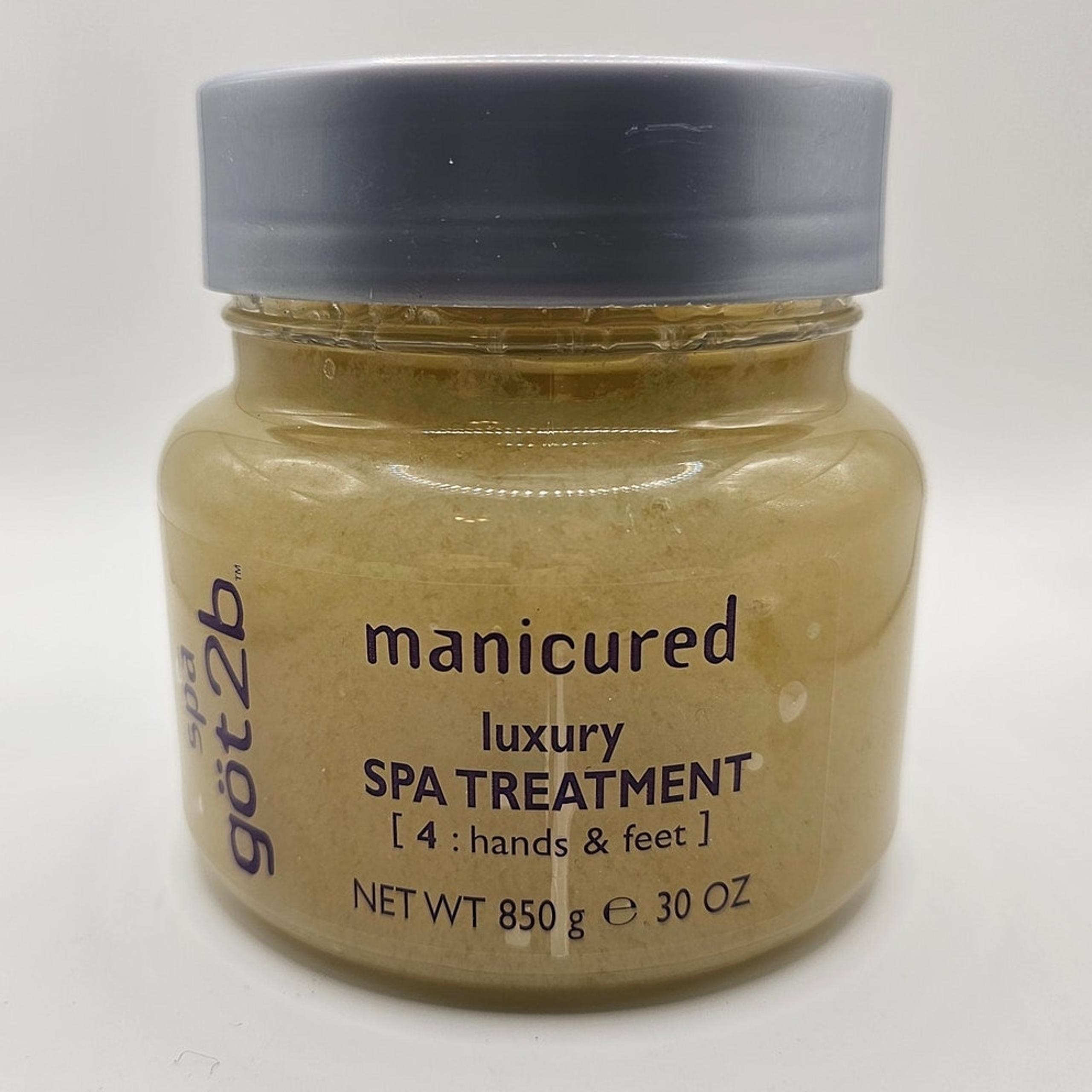 SEALED got 2b manicured luxury Spa Treatment 4 hands and feet 30oz