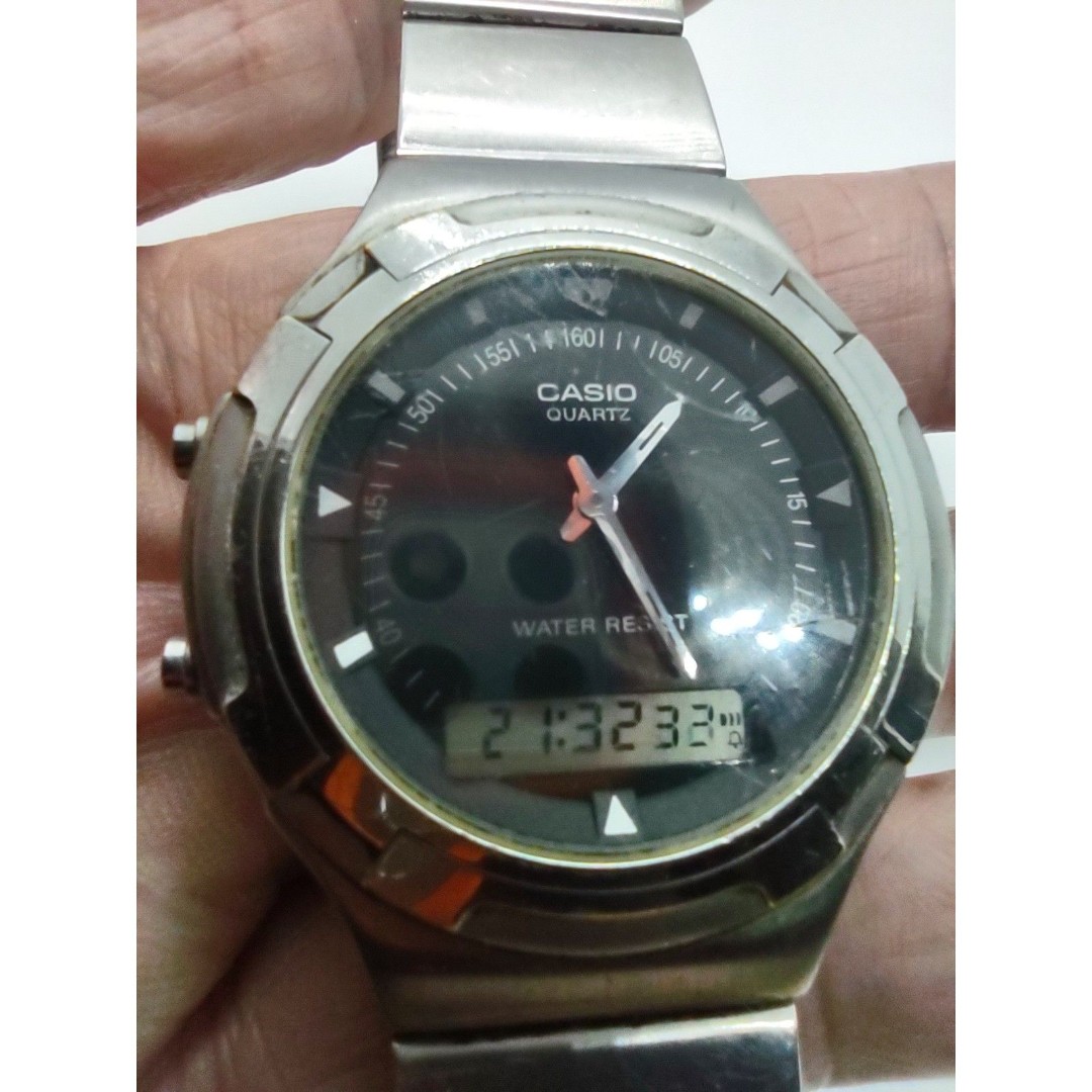 Casio Analog and Digital Watch Men's Vintage 1301 MTA-1000