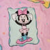 Vintage Disney Dundee Minnie Mouse Quilt Baby Blanket Comforter Pink Satin Trim