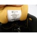 DAKOTA Men's 3621 Steel Toe Steel Plate Athletic Safety Shoes Black/Yellow 10.5M