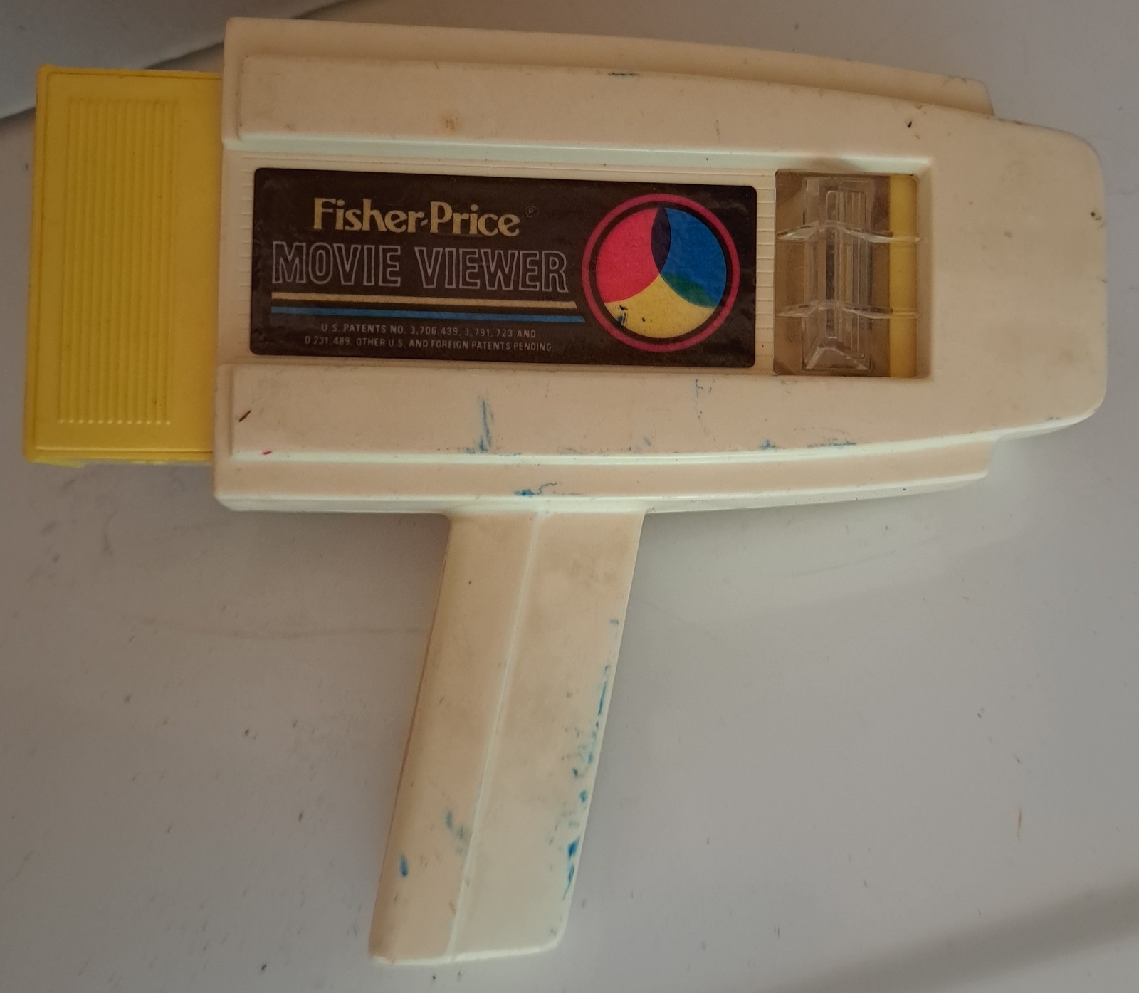 Vintage 1970s Fisher Price Movie Viewer W/Walt Disney's Lonesome Ghosts Movie