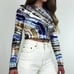 NEW Hand-Dyed Geode Cut-Out Crop Top | Size S