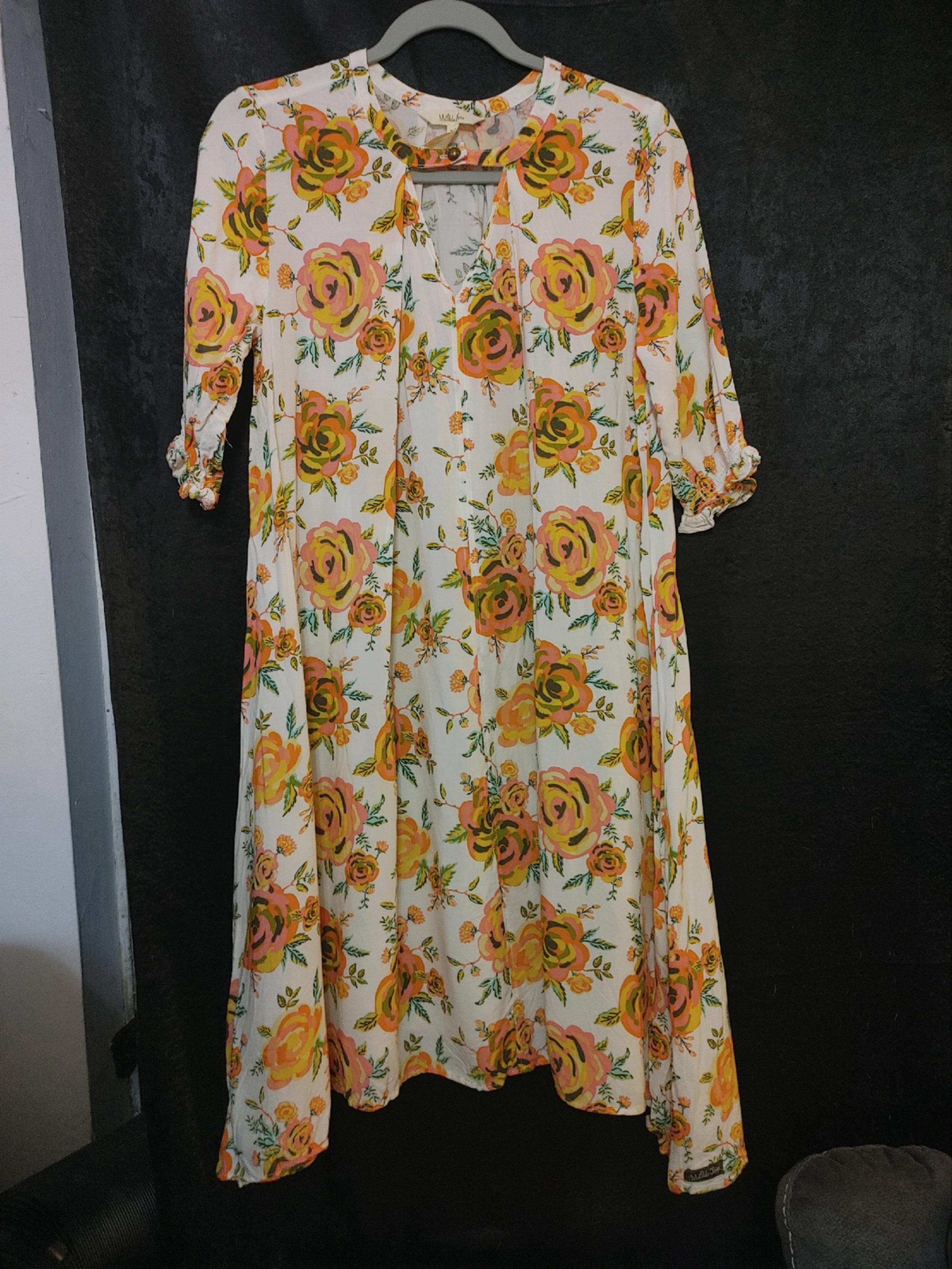 Matilda Jane Dress Womens Small Midi Floral Vneck