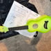 Kala brand music co. Malala Dolphin 4 String Ukulele, Lt Blue burst