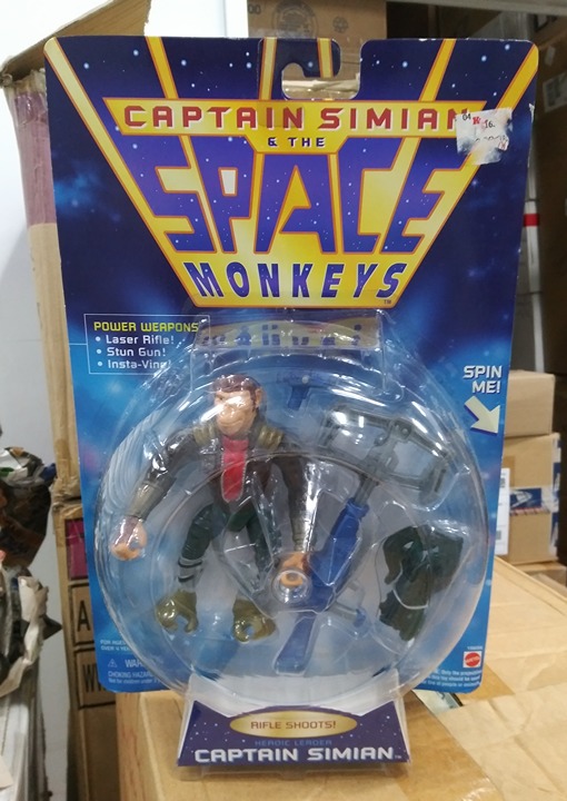 Mattel Captain Simian and The Space Monkeys CAPTAIN SIMIAN Action Figure