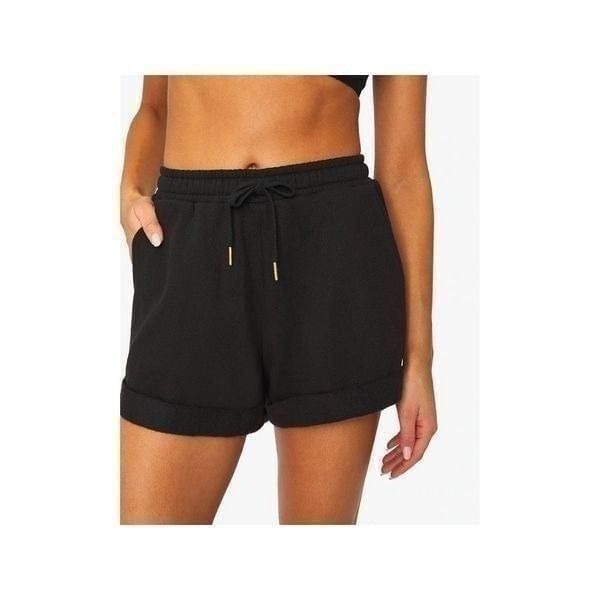WeWoreWhat Revolve Pull On Sweat Short - Black Size M NWT