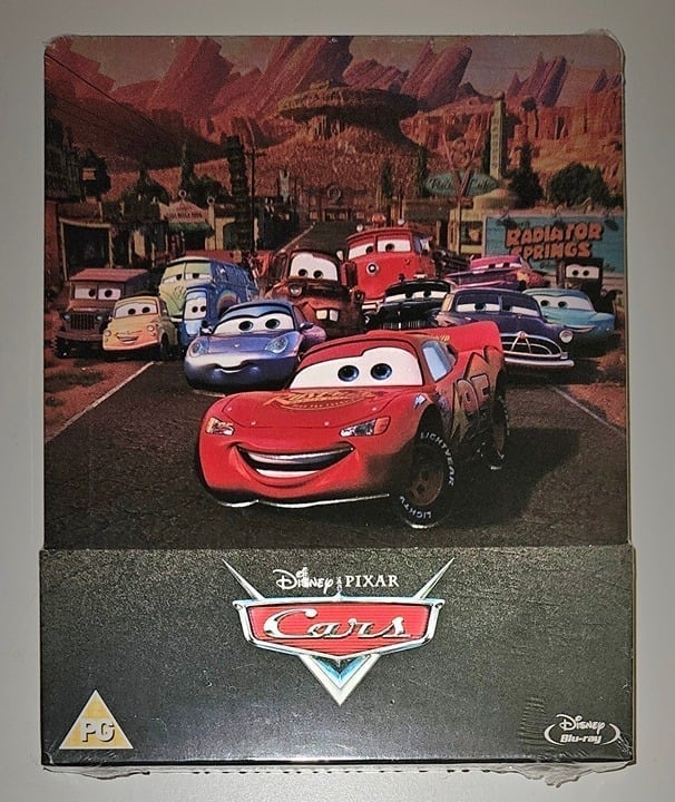 Cars • UK Exclusive Blu-Ray SteelBook • Limited Edition • Embossing