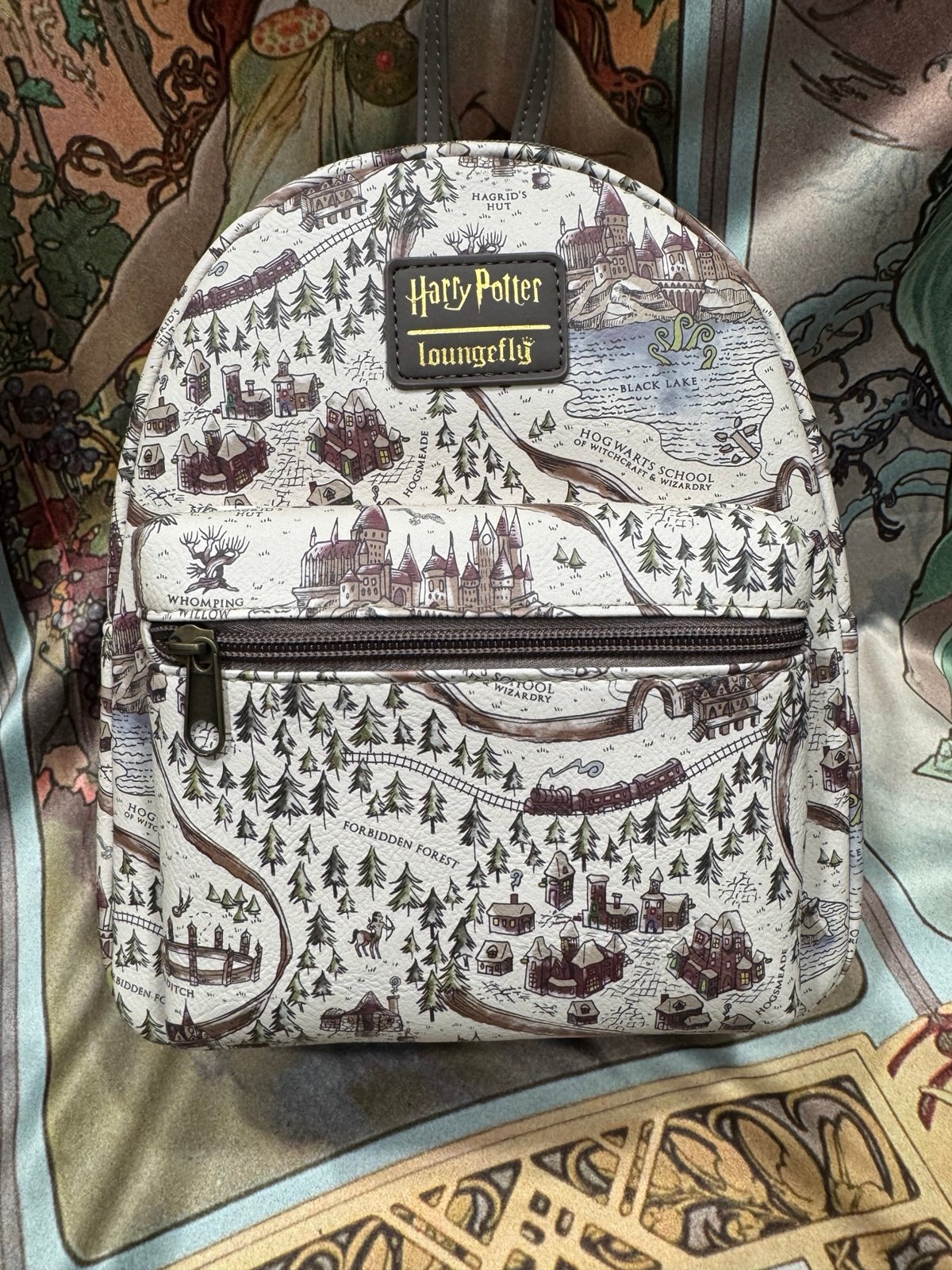 Loungefly Harry Potter Hogwarts map mini backpack
