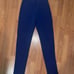 Blue pant suit
