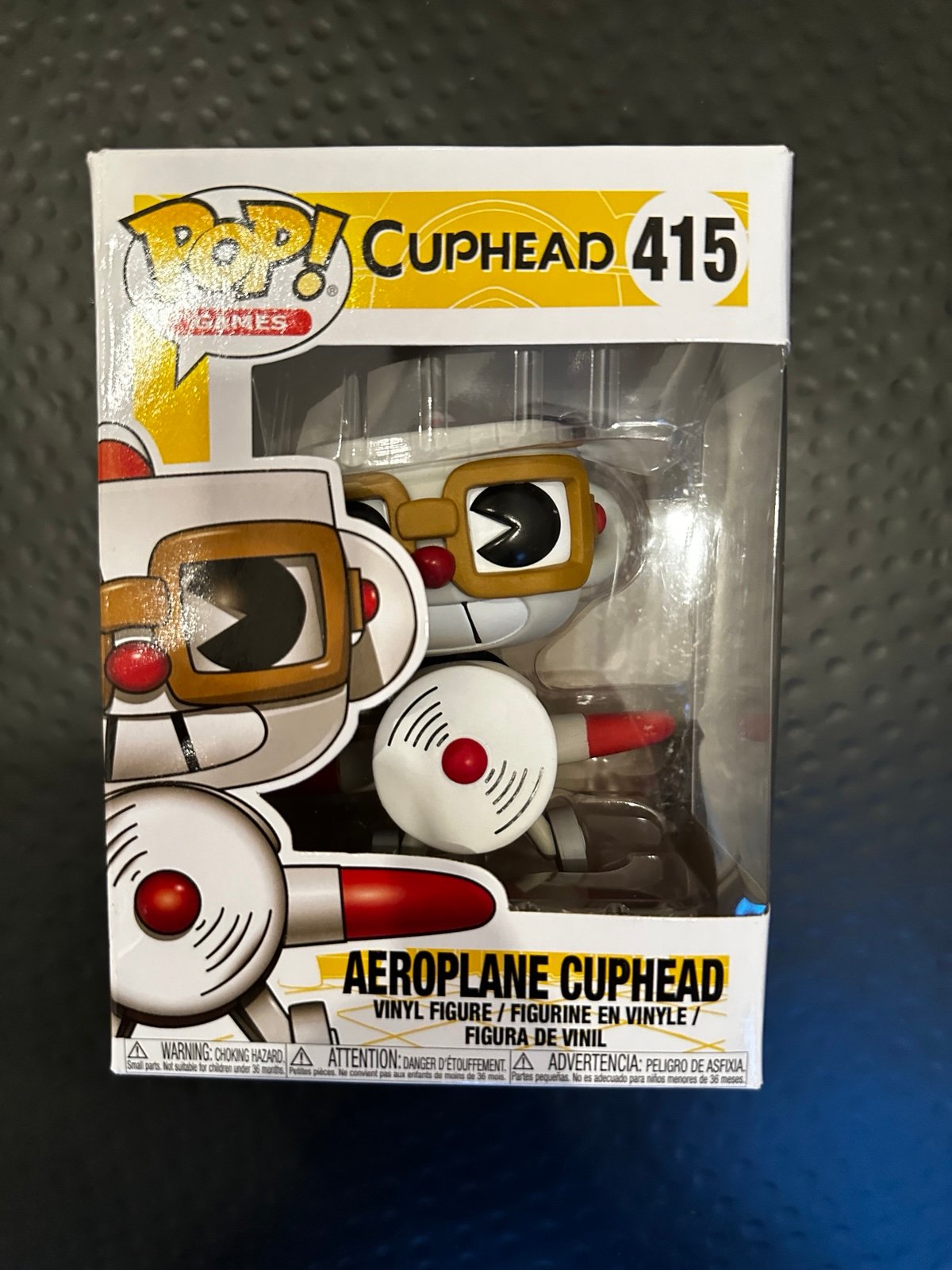 Aeroplane Cuphead Funko Pop (& surprise bonus items)