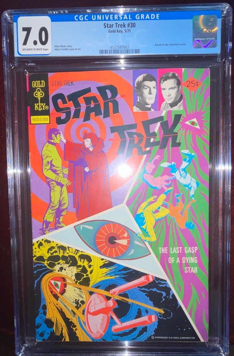 Gold Key Star Trek #30 CGC Graded 7.0 1975