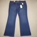 NEW Levi's 590 Fuller Waist Womens Jeans Blue Denim Bootcut Stretch 18W Short