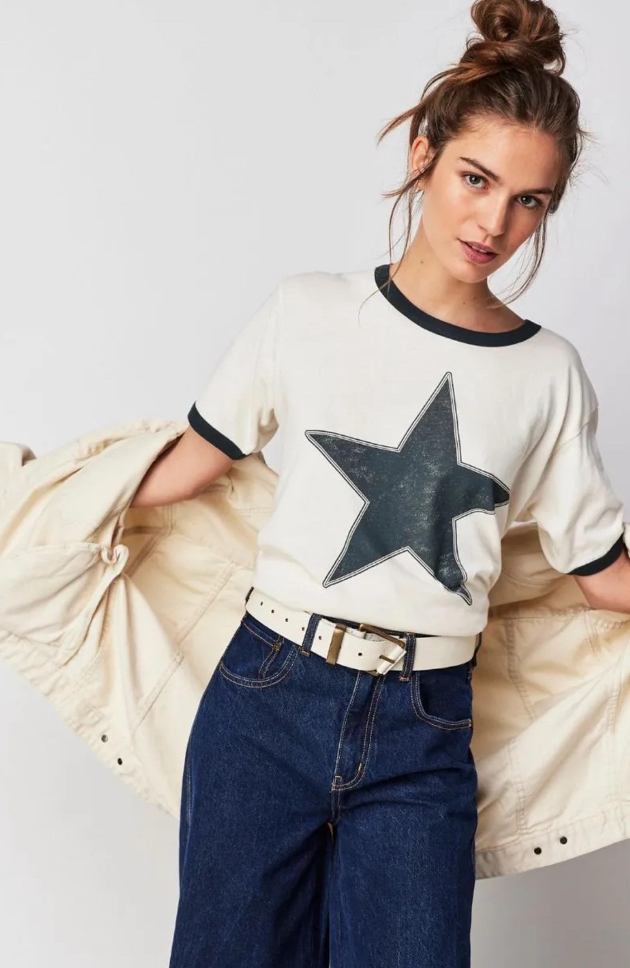 New without tags DayDreamer Free People Star Tee