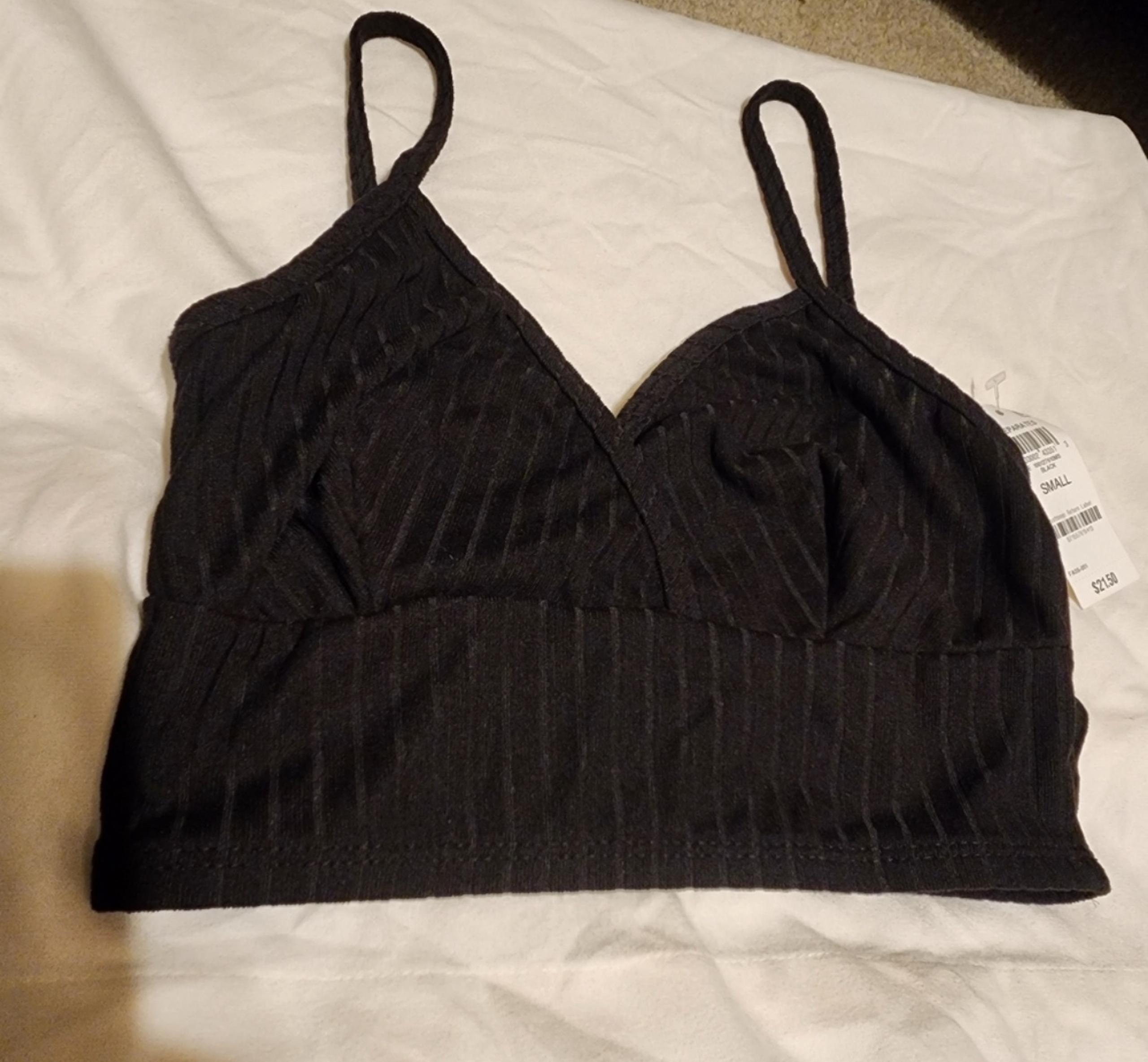 Jenni Black Striped bralette size S