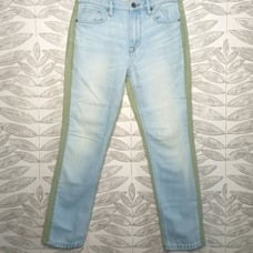 Frame Le Beau Jeans Two Tone Cropped