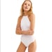 NWT Free People White Bridget Bodysuit