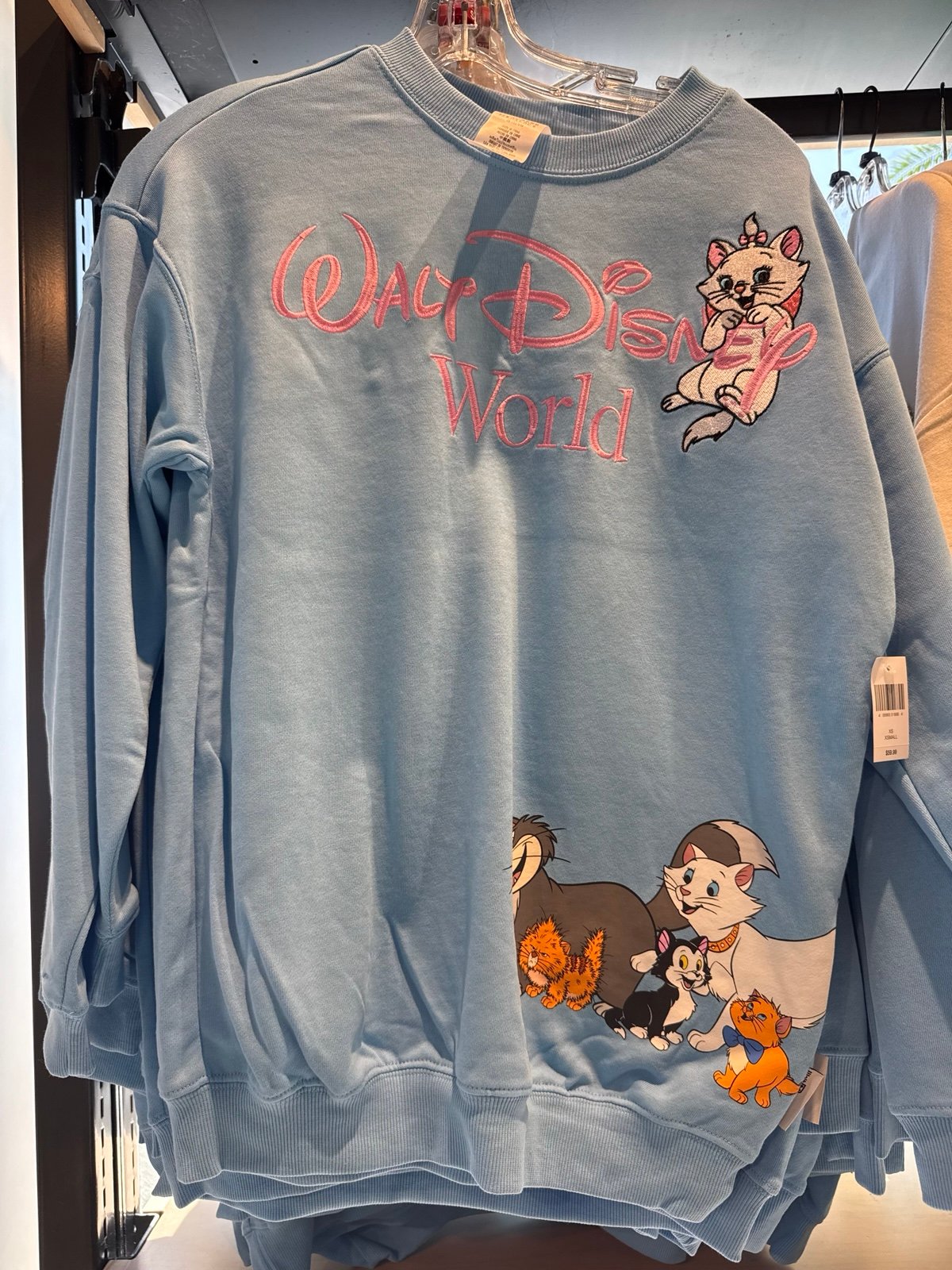Disney parks 2025 aristocats pullover size small new