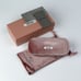 Miu Miu MU07YS 12W20I BRAND NEW Sunglasses Transparent Mauve Brown Cat Eye Women