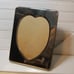 Vintage silver plate Giorgio Armani 5x7 picture frame heart shaped Y2K coquette