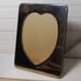 Vintage silver plate Giorgio Armani 5x7 picture frame heart shaped Y2K coquette