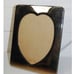 Vintage silver plate Giorgio Armani 5x7 picture frame heart shaped Y2K coquette