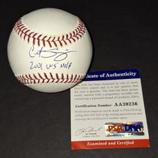 Curt Schilling autographed baseball PSA/DNA COA