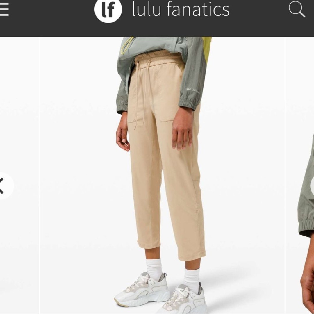 Lululemon Beyond the Dance Studio Crop Pants Sz 6 Trench 6011