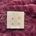 14k Real Gold 2 Piece Different Styles Earrings Brand New
