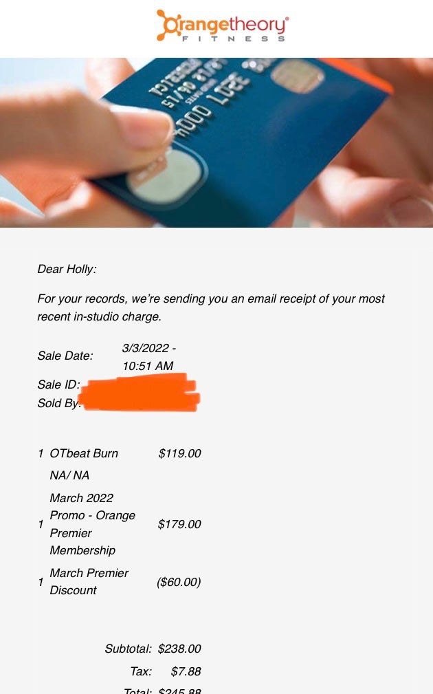OrangeTheory OTbeat Burn monitor hot