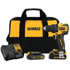 Dewalt Drill with two batteries/charger.