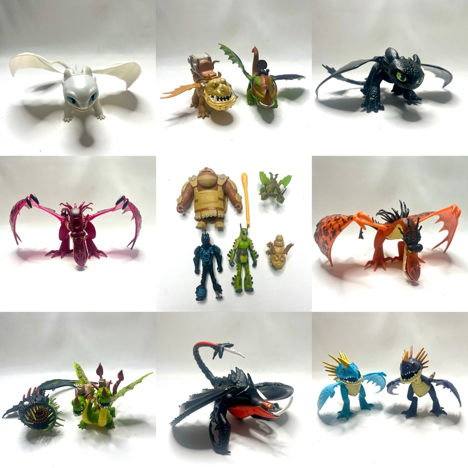 How To Train Your Dragon DWALLC Lot - Toothless Whispering Death Hiccup Ruffnut
