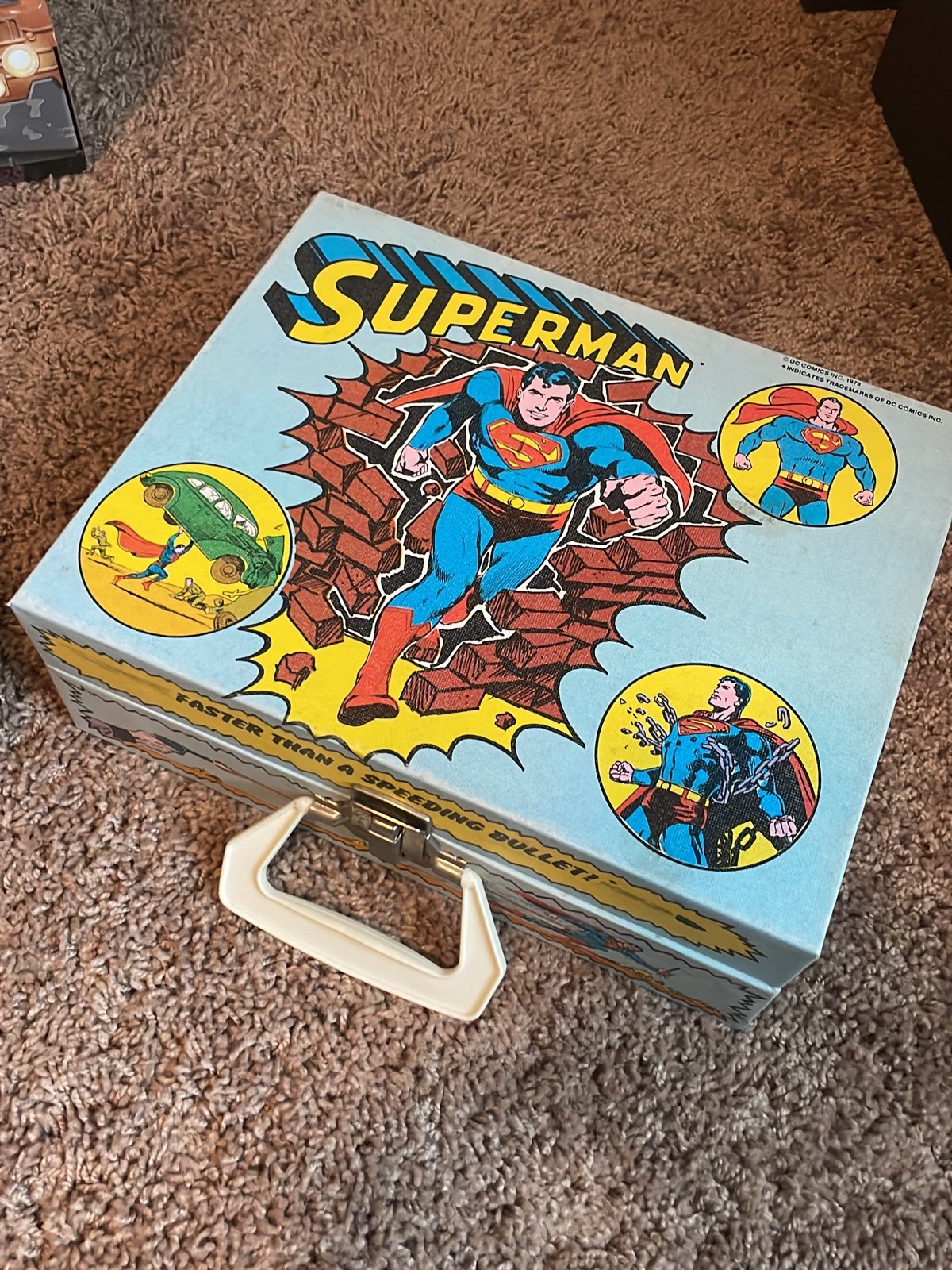 Superman vintage phonograph *works*