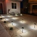 8 Pack Solar Pathway Lights, Solar Lights Outdoor, Warm White Solar Pathway