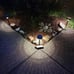 8 Pack Solar Pathway Lights, Solar Lights Outdoor, Warm White Solar Pathway